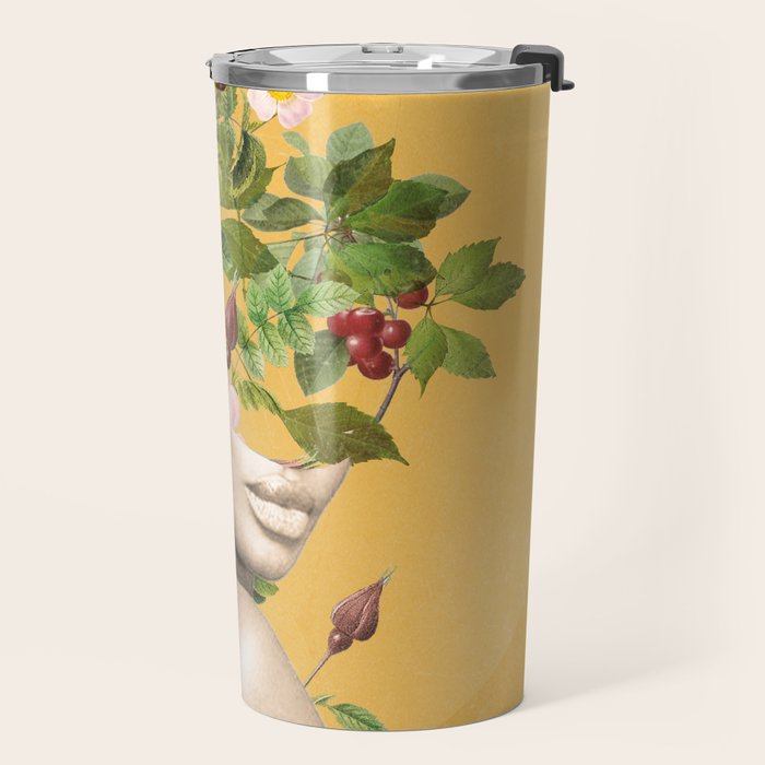 Floral beauty 12 Travel Mug Gallery Image 2