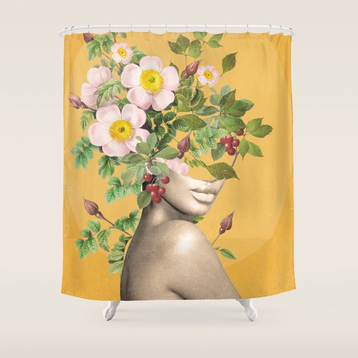 Floral beauty 12 Shower Curtain Gallery Image 1