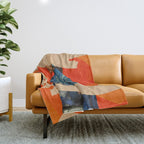 Longing for the Past Throw Blanket Gallery Image 1