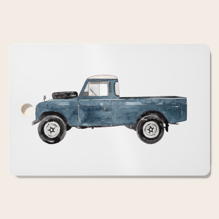 Blue Truck Cutting Board Gallery Image 1