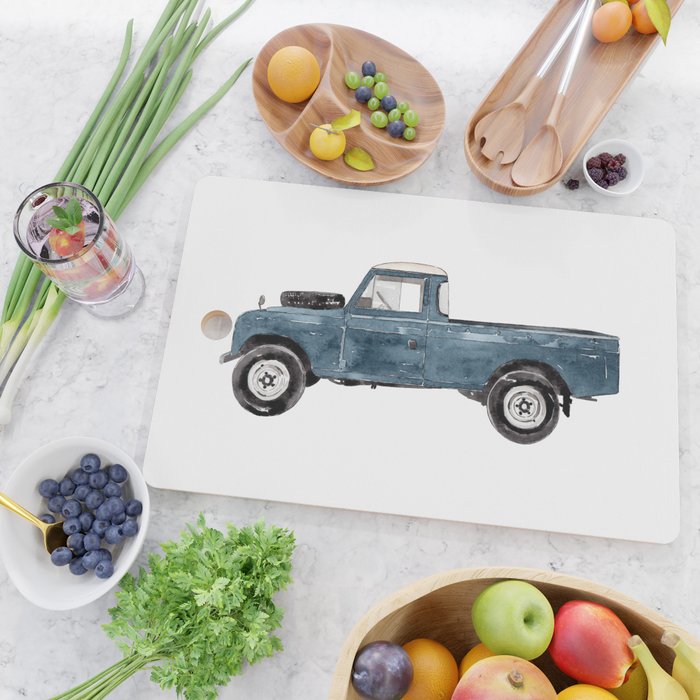 Blue Truck Cutting Board Gallery Image 2