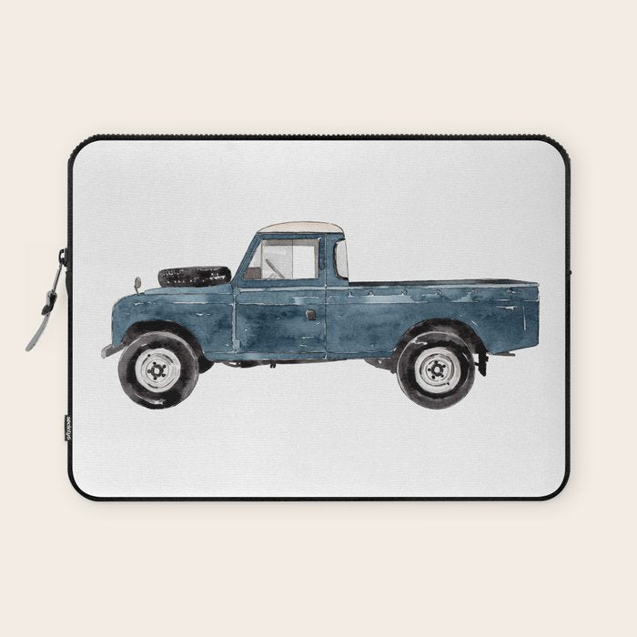 Blue Truck Laptop Sleeve Gallery Image 1