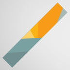 Abstract Mountain Sunrise Table Runner Gallery Image 3