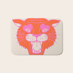Neon Tiger Bath Mat Gallery Image 1