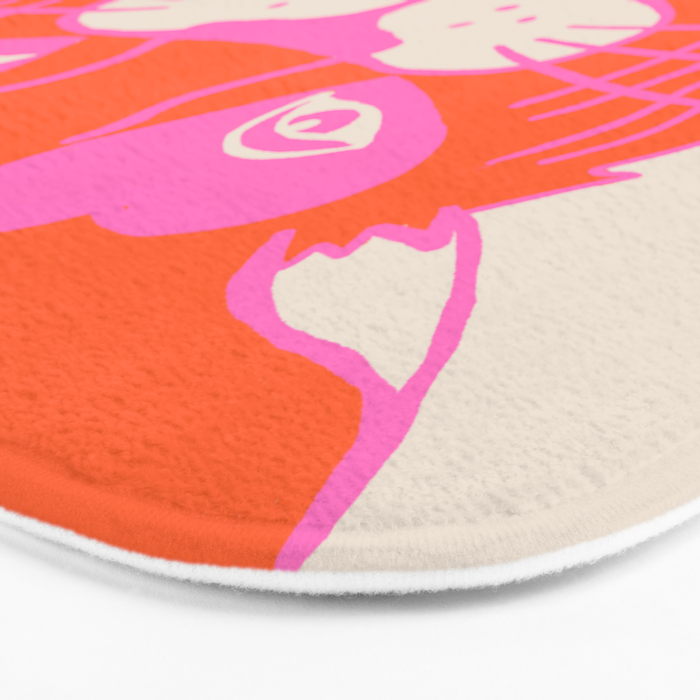 Neon Tiger Bath Mat Gallery Image 3