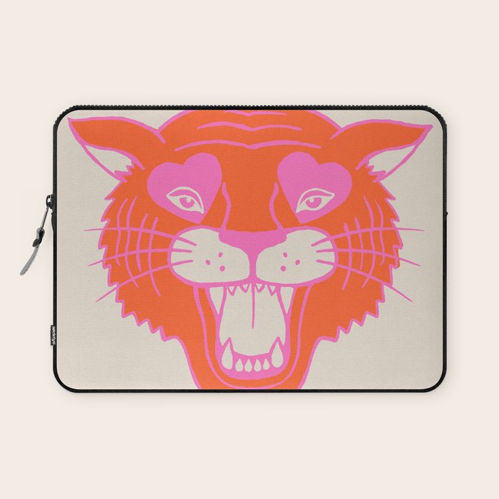 Neon Tiger Laptop Sleeve Gallery Image 1