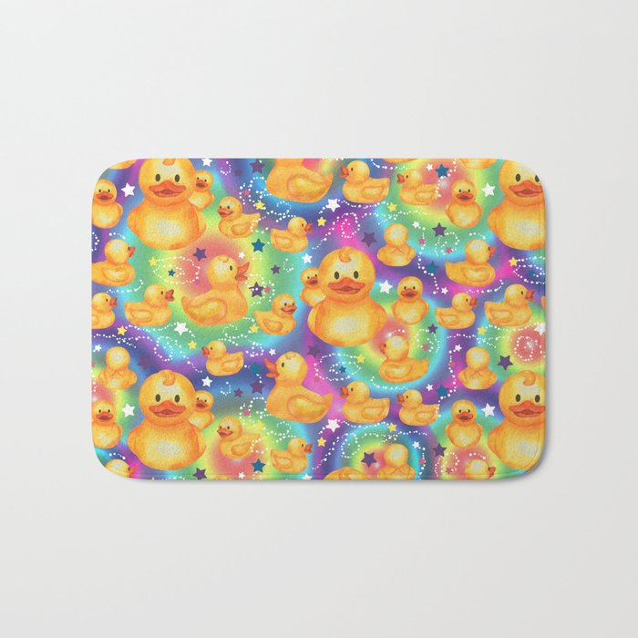 Rainbows and Ducks Bath Mat Gallery Image 1