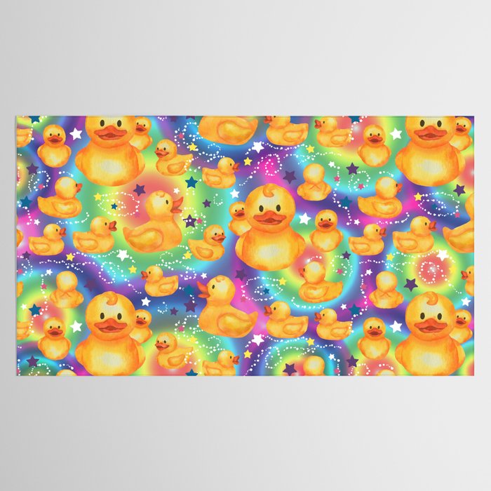 Rainbows and Ducks Tablecloth Gallery Image 2