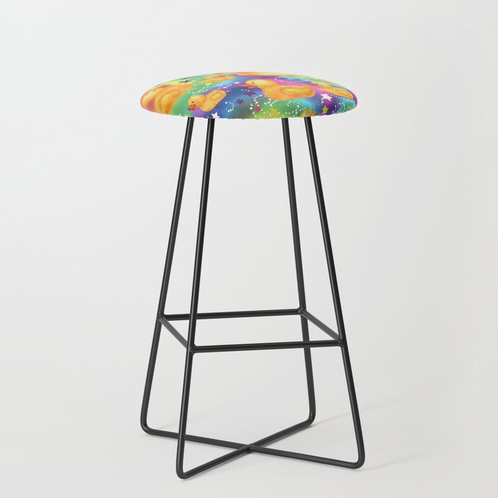 Rainbows and Ducks Stool Gallery Image 1