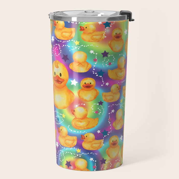 Rainbows and Ducks Travel Mug Gallery Image 2
