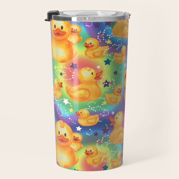 Rainbows and Ducks Travel Mug Gallery Image 3