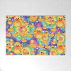 Rainbows and Ducks Welcome Mat Gallery Image 1