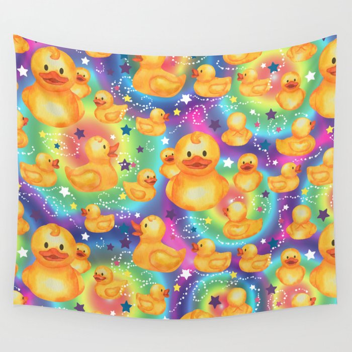 Rainbows and Ducks Wall Tapestry Gallery Image 4