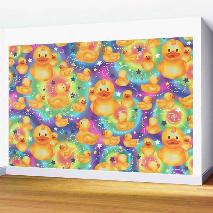 Rainbows and Ducks Wall Mural Gallery Image 2