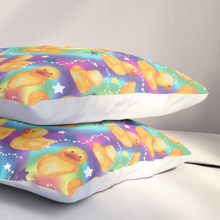 Rainbows and Ducks Pillow Sham Gallery Image 3