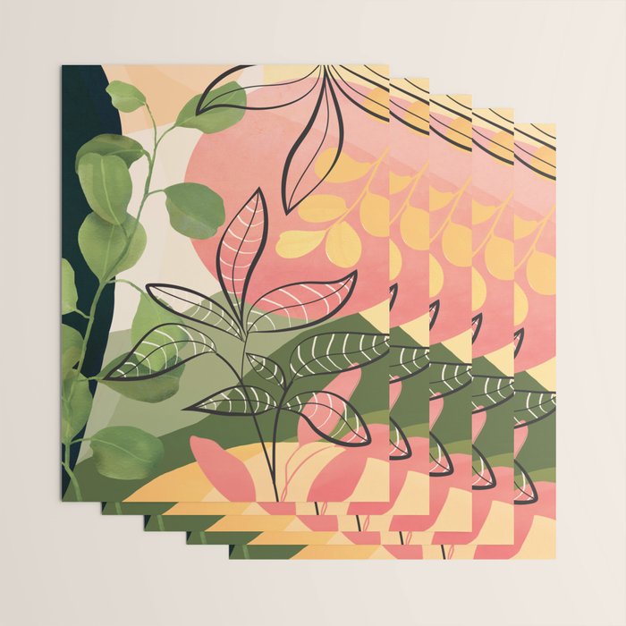 Peaceful Garden Feelings 02 Wrapping Paper Gallery Image 3