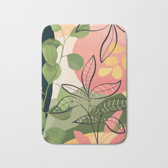 Peaceful Garden Feelings 02 Bath Mat Gallery Image 1