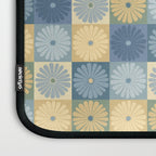 Retro Flowers Check Pattern VII Laptop Sleeve Gallery Image 3