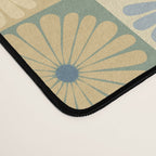 Retro Flowers Check Pattern VII Desk Mat Gallery Image 4