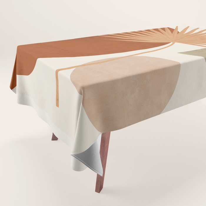 Tropical Leaf- Abstract Art 14 Tablecloth Gallery Image 1