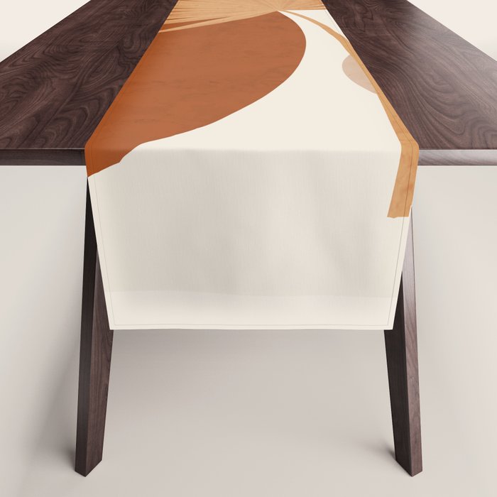 Tropical Leaf- Abstract Art 14 Table Runner Gallery Image 1
