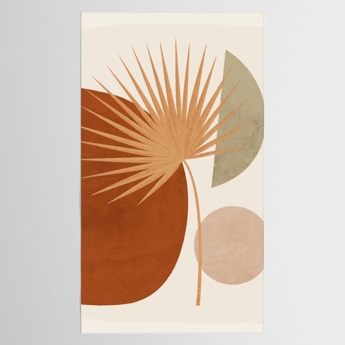 Tropical Leaf- Abstract Art 14 Tablecloth Gallery Image 2