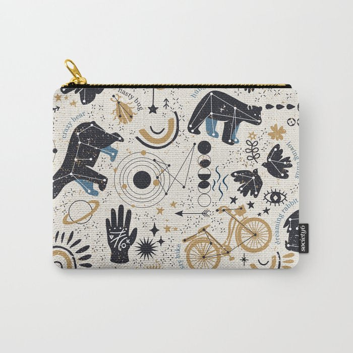 Happy nordic crypto-astrology Carry All Pouch Gallery Image 1