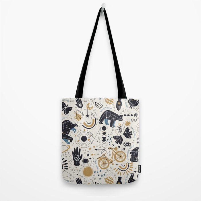 Happy nordic crypto-astrology Tote Bag Gallery Image 2