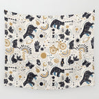 Happy nordic crypto-astrology Wall Tapestry Gallery Image 4