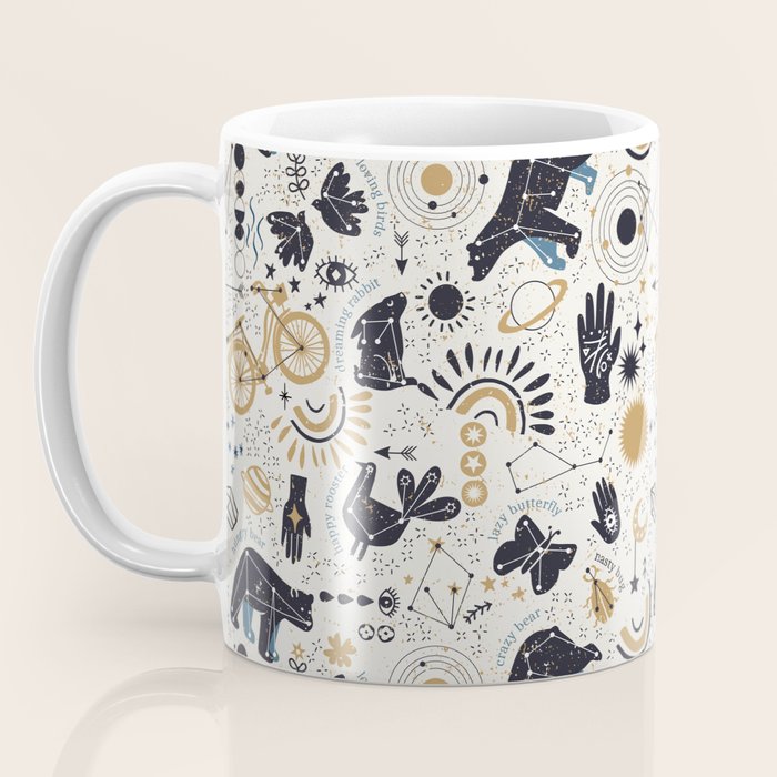 Happy nordic crypto-astrology Coffee Mug Gallery Image 3