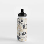 Happy nordic crypto-astrology Water Bottle Gallery Image 2