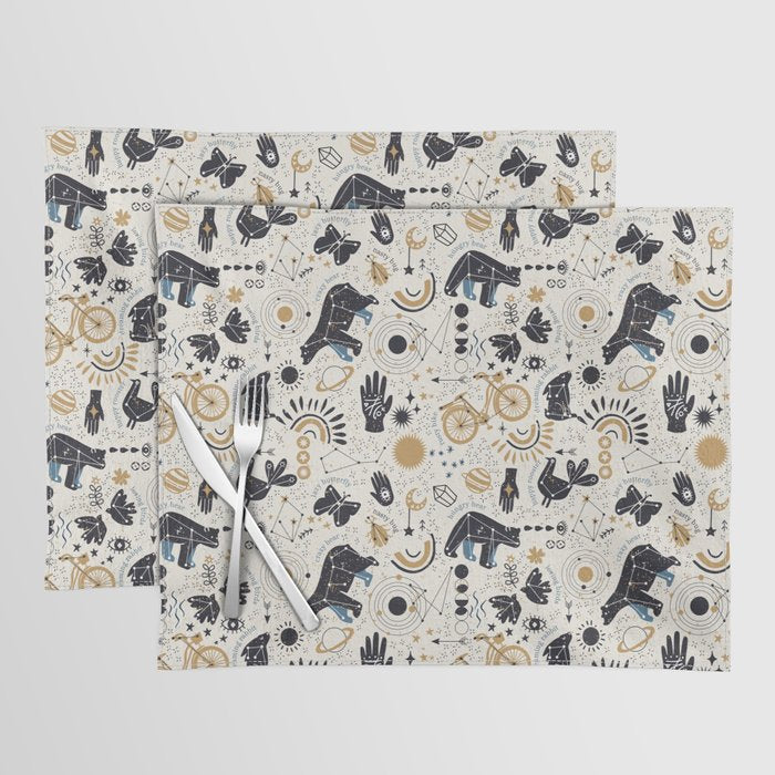 Happy nordic crypto-astrology Placemat Gallery Image 1