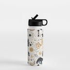 Happy nordic crypto-astrology Water Bottle Gallery Image 1