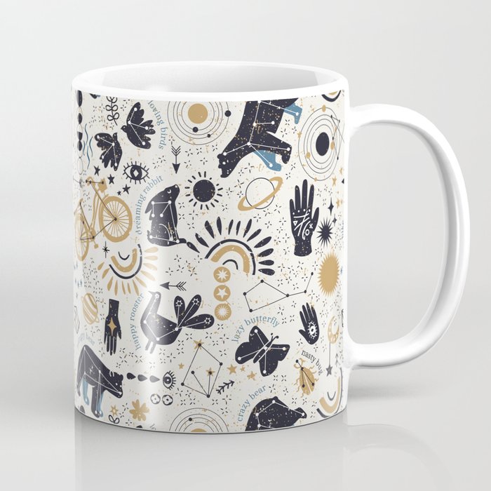 Happy nordic crypto-astrology Coffee Mug Gallery Image 1