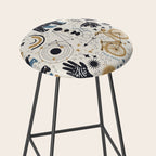 Happy nordic crypto-astrology Stool Gallery Image 2