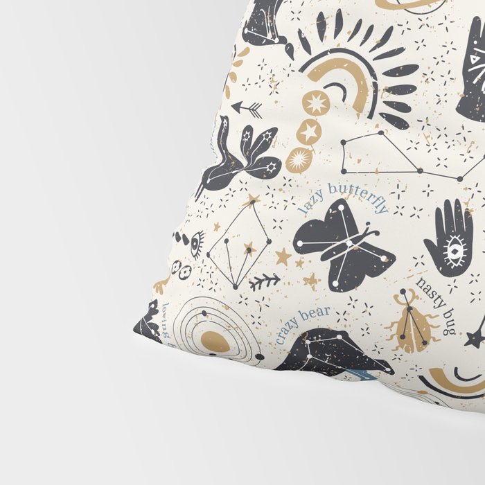 Happy nordic crypto-astrology Pillow Sham Gallery Image 4