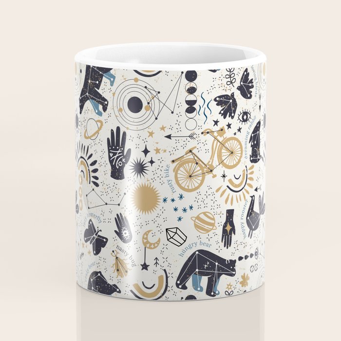 Happy nordic crypto-astrology Coffee Mug Gallery Image 4