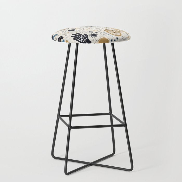 Happy nordic crypto-astrology Stool Gallery Image 1