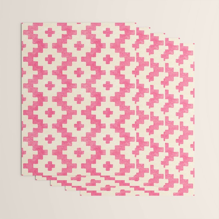 Taos - pink Wrapping Paper Gallery Image 3