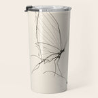 Minimal Butterfly Sketch Travel Mug Gallery Image 3