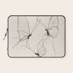 Minimal Butterfly Sketch Laptop Sleeve Gallery Image 1