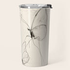 Minimal Butterfly Sketch Travel Mug Gallery Image 2