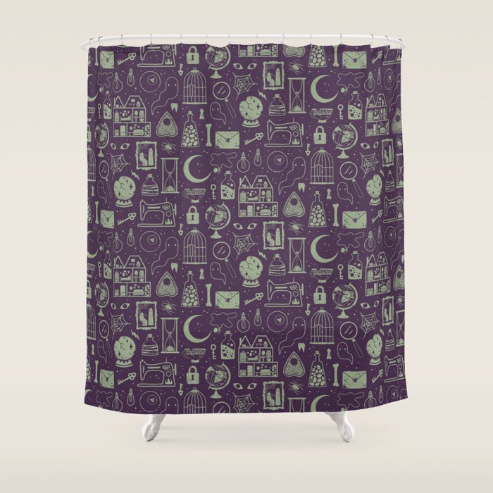 Haunted Attic: Phantom Shower Curtain Gallery Image 1