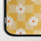 Daisies On Yellow Checkerboard Laptop Sleeve Gallery Image 3