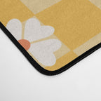 Daisies On Yellow Checkerboard Desk Mat Gallery Image 4