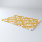Daisies On Yellow Checkerboard Rug Gallery Image 3