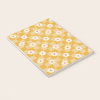 Daisies On Yellow Checkerboard Notebook Gallery Image 3