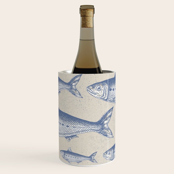 Retro Sardines Wine Chiller Gallery Image 1