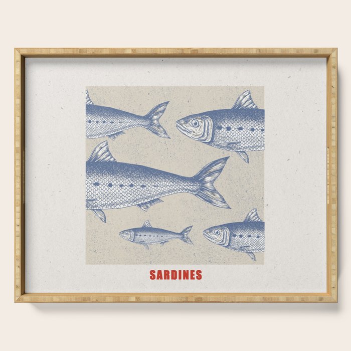 Retro Sardines Serving Tray Gallery Image 1