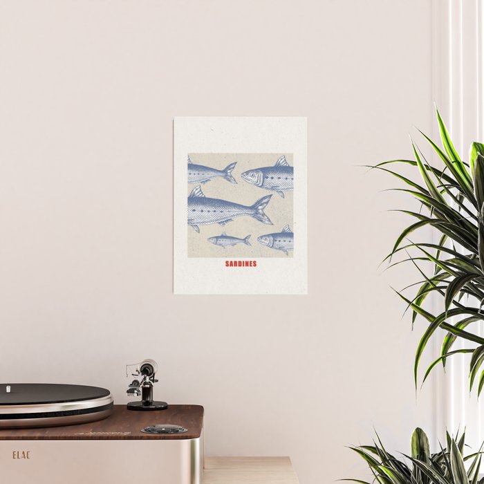 Retro Sardines Poster Gallery Image 2
